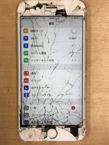 iPhone6s　ガラス液晶　宇都宮