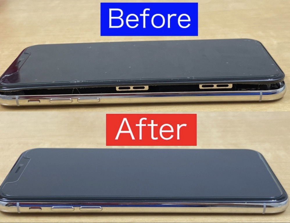 iPhoneX　バッテリー　膨らみ　修理　フィックスマート宇都宮店